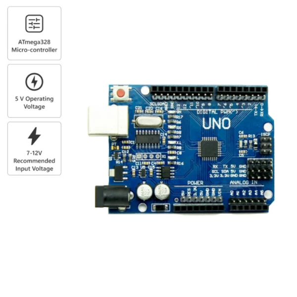 Arduino Uno R3 CH340G ATMega328P Development Board Compatible with Arduino - Image 5