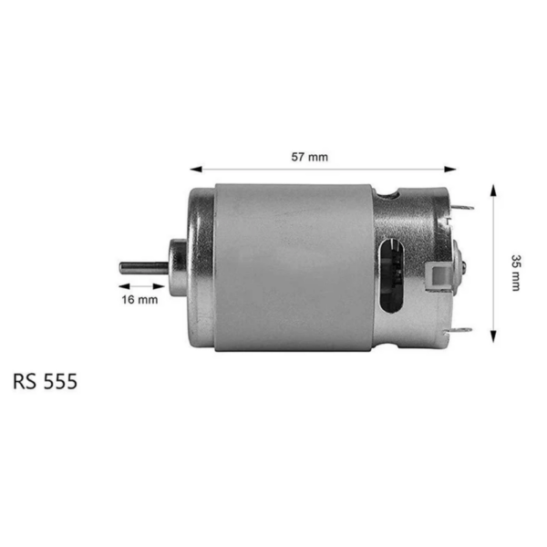 RS-555 DC Motor 12V - Image 3