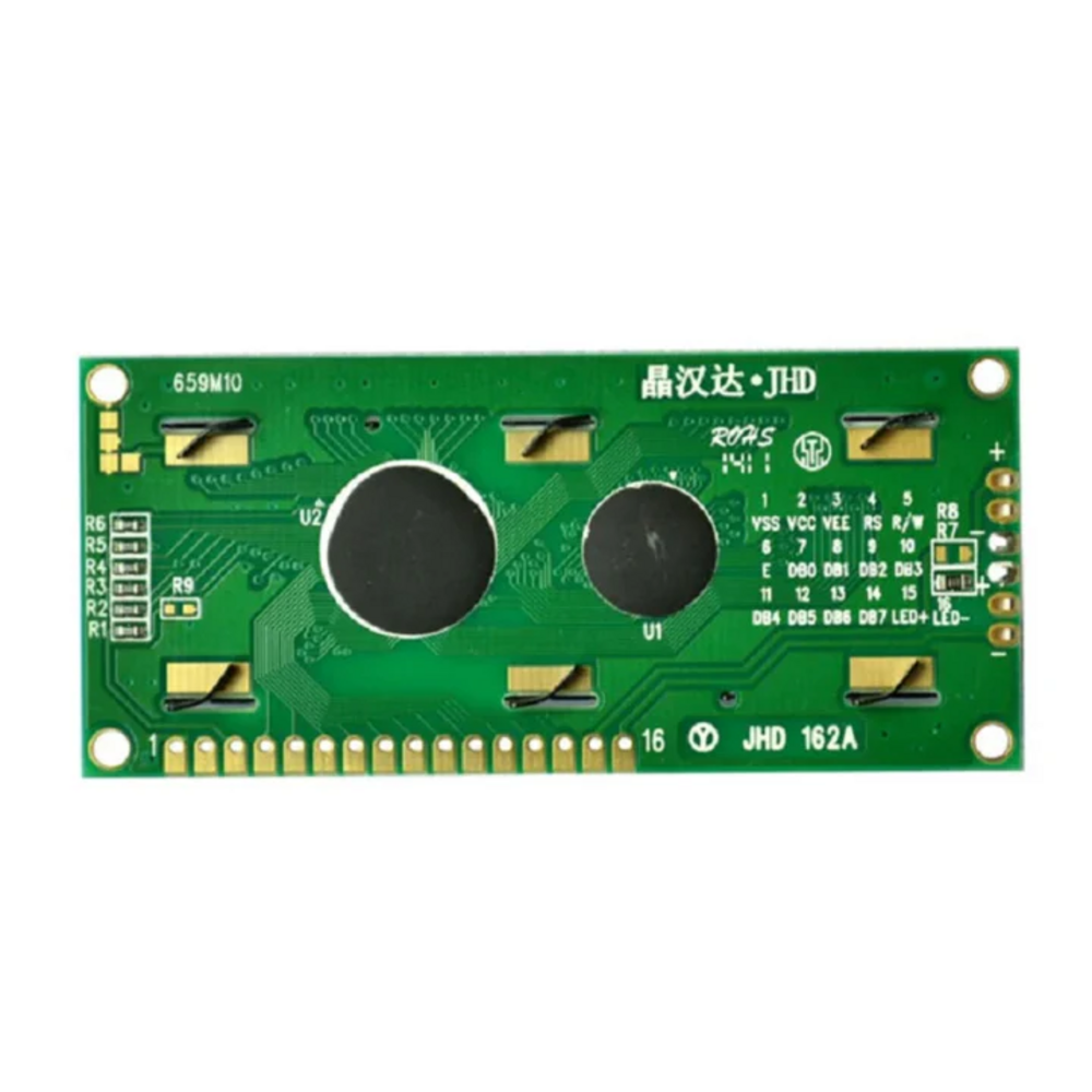 Original JHD 16x2 LCD Display- Green - Image 2