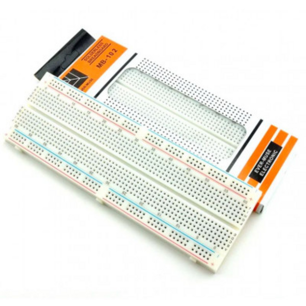 MB102 830 Points Solderless Prototype PCB Breadboard High Quality