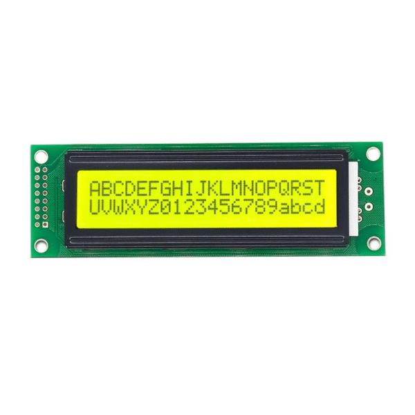 Original JHD 20×2 character LCD Display with Yellow Backlight