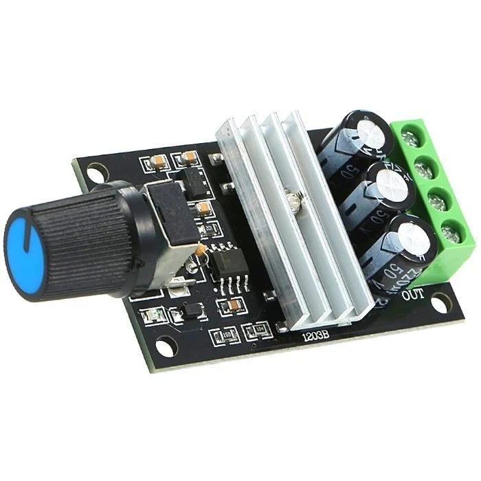 1203B PWM 6V 12V 24V 28V 3A DC Motor Speed Regulator Availability: In stock - Image 2