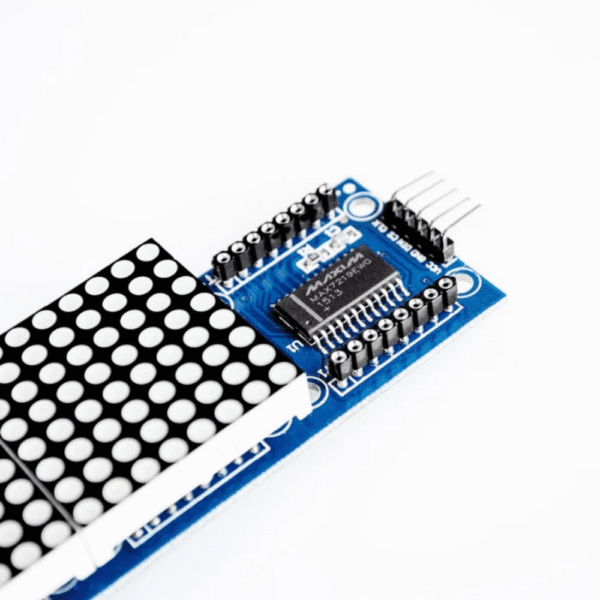 MAX7219 LED Dot Matrix 4 In 1 Display with 5P Line Module - Image 3