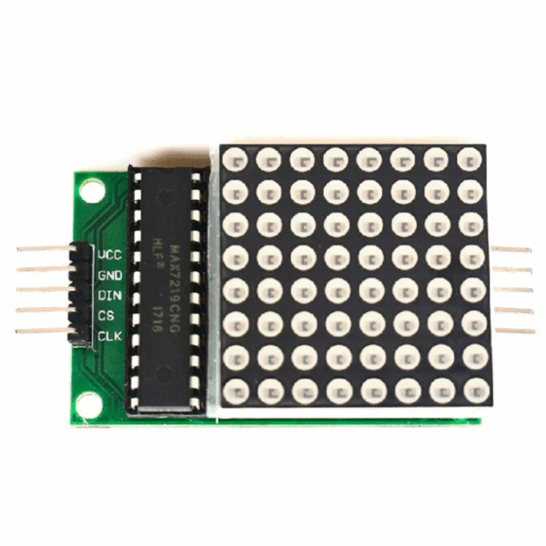 MAX7219 8x8 LED Dot Matrix Display Module - Image 2