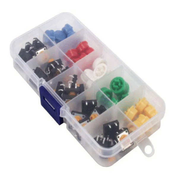 Tactile Push Button Switch Assorted Kit – 25 pcs