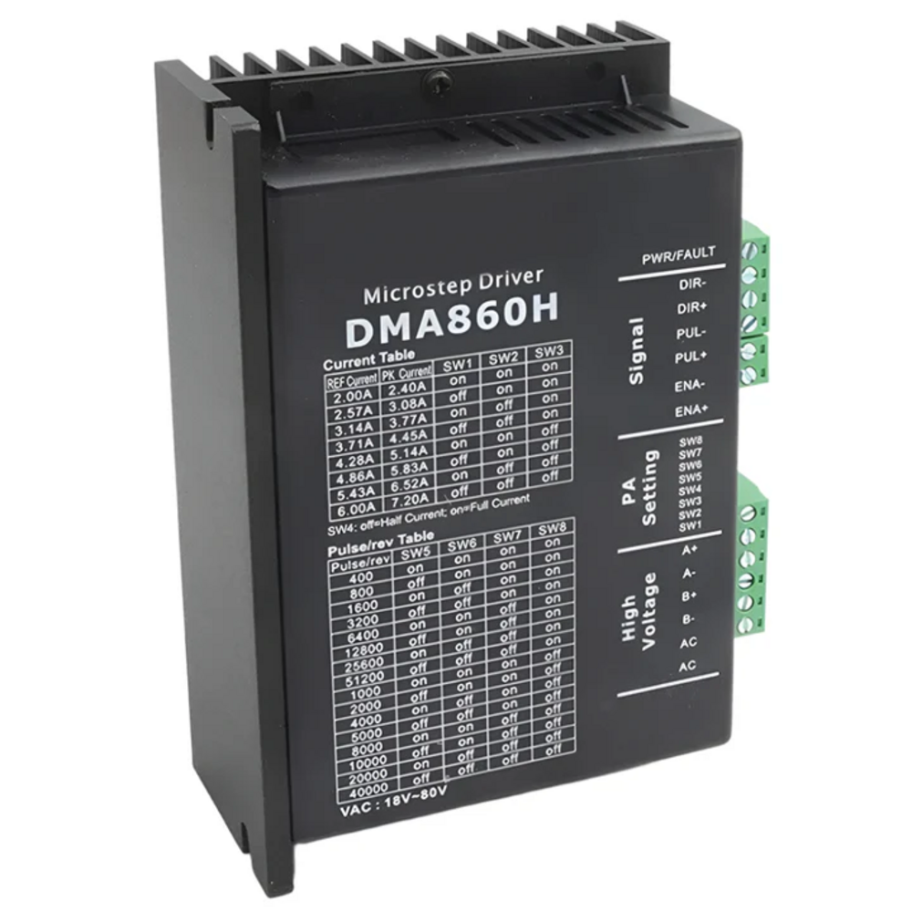 DMA860H Digital Stepper Motor Driver Industrial Grade CNC MicroStep Driver