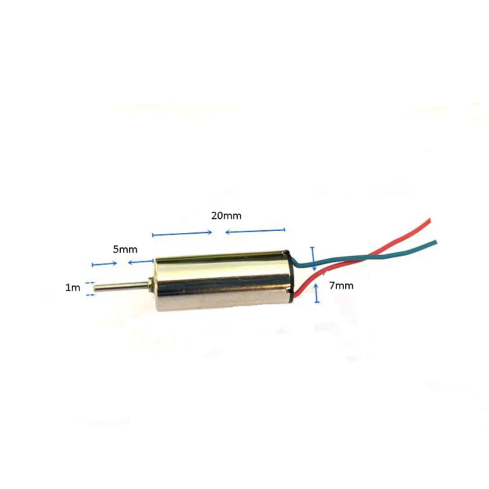 720 7mm Dia DC 3V-3.7V Magnetic coreless Micro Motor High Speed for Drones/Quadcopters/RC - Image 2