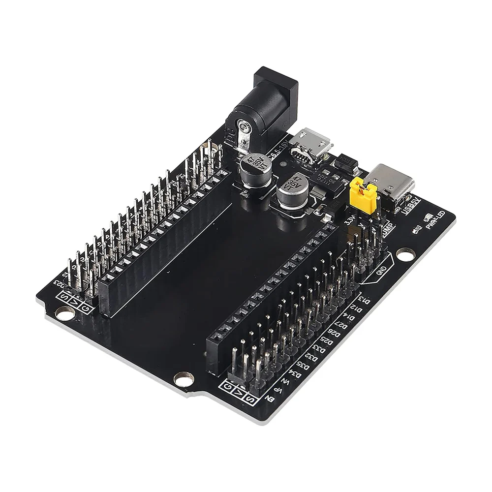 30Pin ESP32 Expansion Board with Type-C USB and Micro USB Dual Interface for ESP32 ESP-32 ESP-32S Development Board