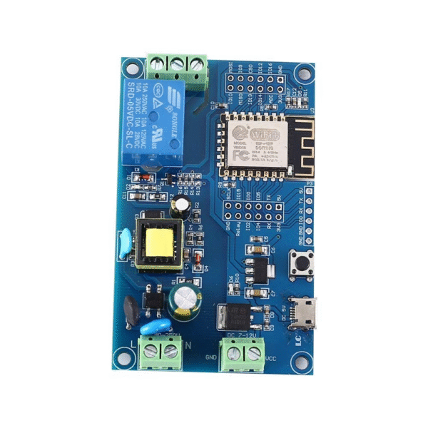 AC90-250V ESP8266, Wireless WIFI Relay, Module 1 Channel ESP-, 12F Wifi Development, Board AC/DC 5V/7-28V/5-, 80V Power Supply - Image 2