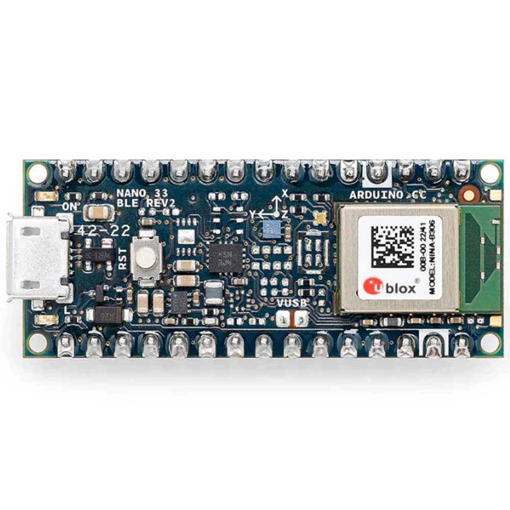 Official Arduino Nano 33 BLE Rev2 Development Board with Headers - ABX00072 - Image 2