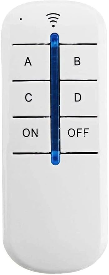 Roboway 4-Way ON/Off 220V-240V Light Digital Remote-Control Wireless Wall Switch with RF Remote Control (RW-RF031) - Image 2