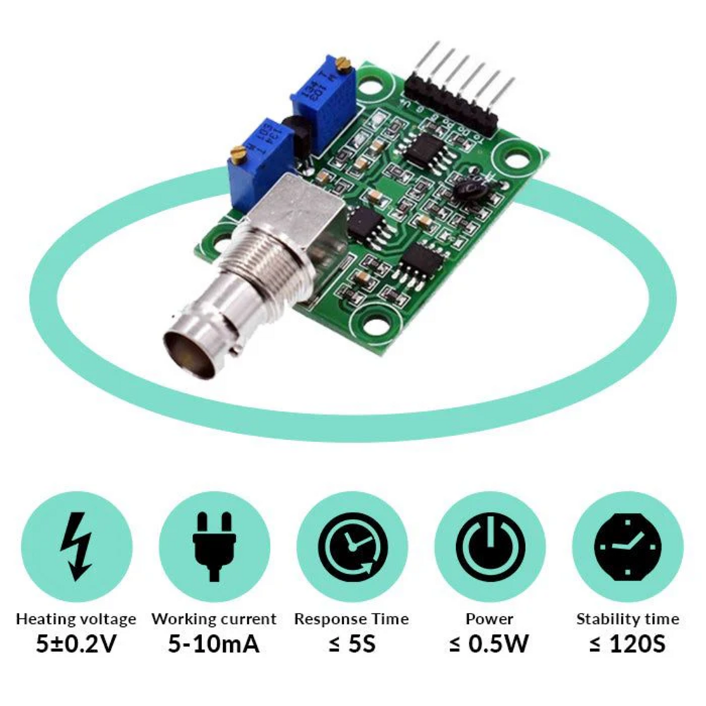 Analog pH Sensor Electrode with Amplifier Circuit - Image 2