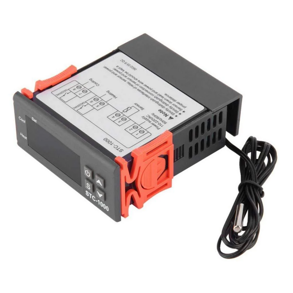 110V~ 220V AC All-Purpose Temperature Control Controller with Sensor 2 Relay Output Thermostat Stc-1000 - Image 3