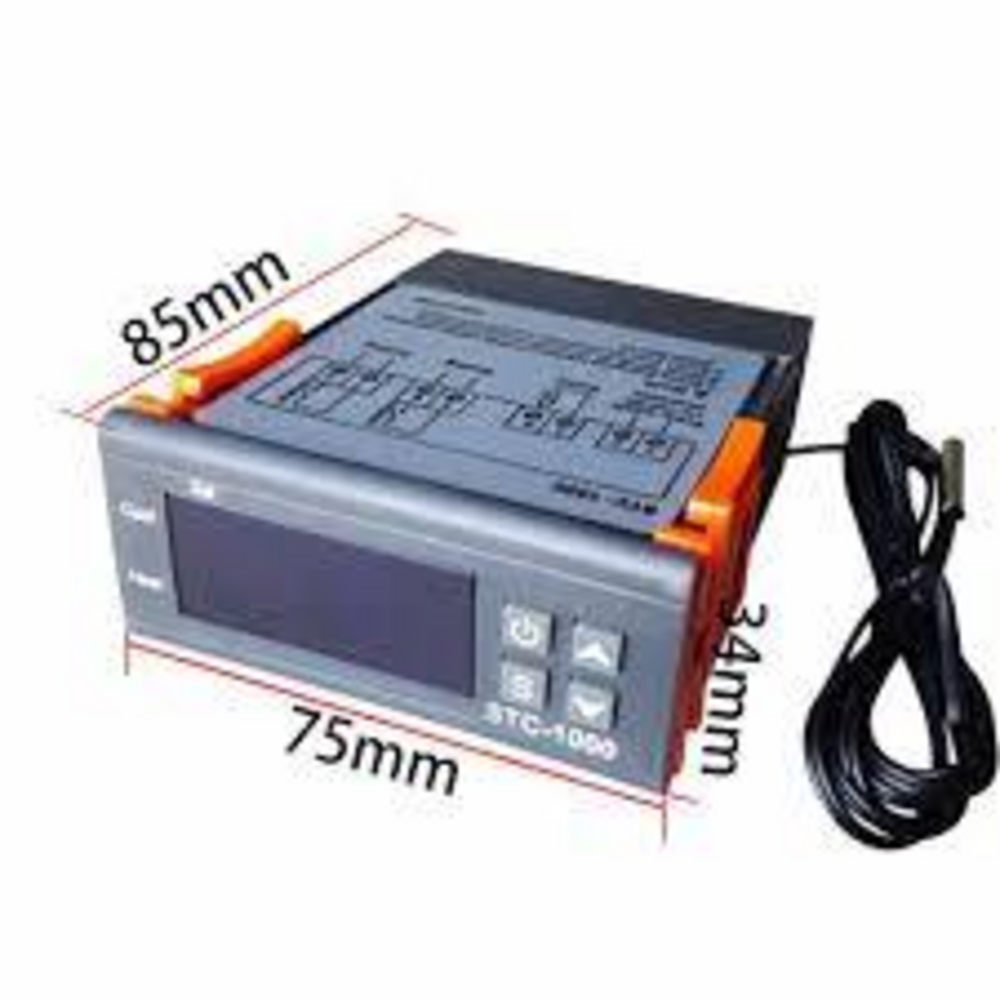 110V~ 220V AC All-Purpose Temperature Control Controller with Sensor 2 Relay Output Thermostat Stc-1000 - Image 2