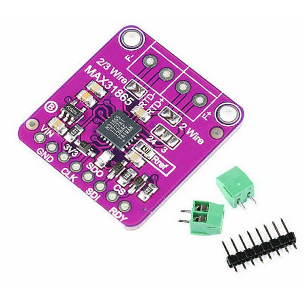 MAX31865 PT100-PT1000 RTD Platinum Resistance Temperature Detector Module