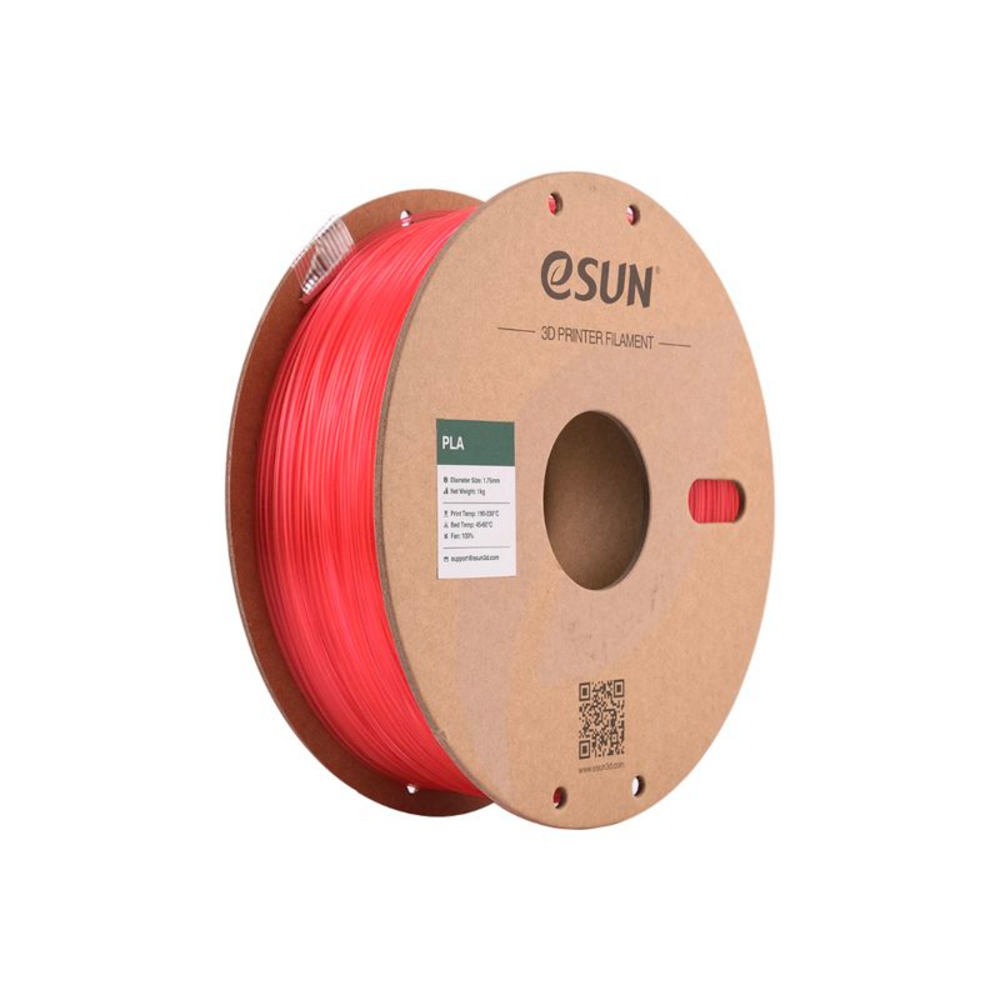 eSUN PLA filament Glass watermelon red