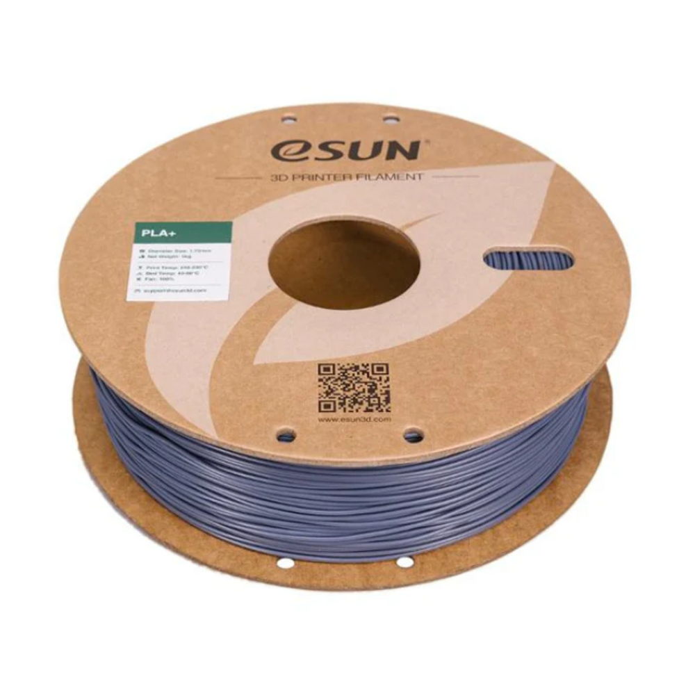 eSun 1.75mm 1kg PLA+ 3D Printing Filament Grey Color - Image 3