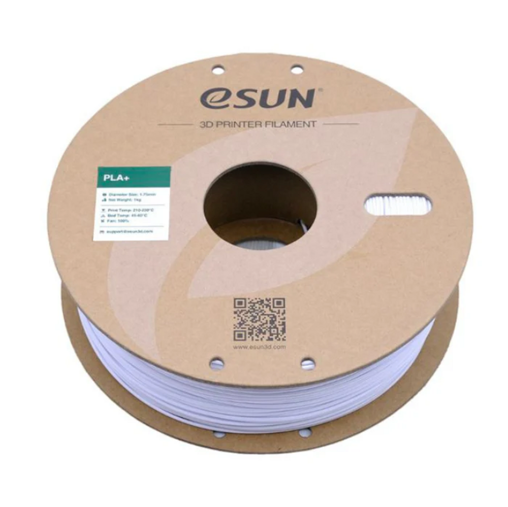 eSun 1.75mm PLA+ 3D Printing Filament 1kg Cold White Color - Image 2
