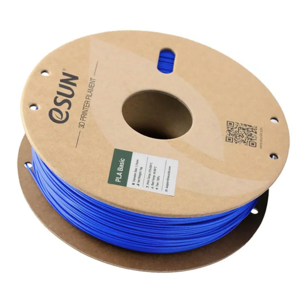 eSun 1.75mm PLA-Basic 1kg 3D Printing Filament Blue Color - Image 3