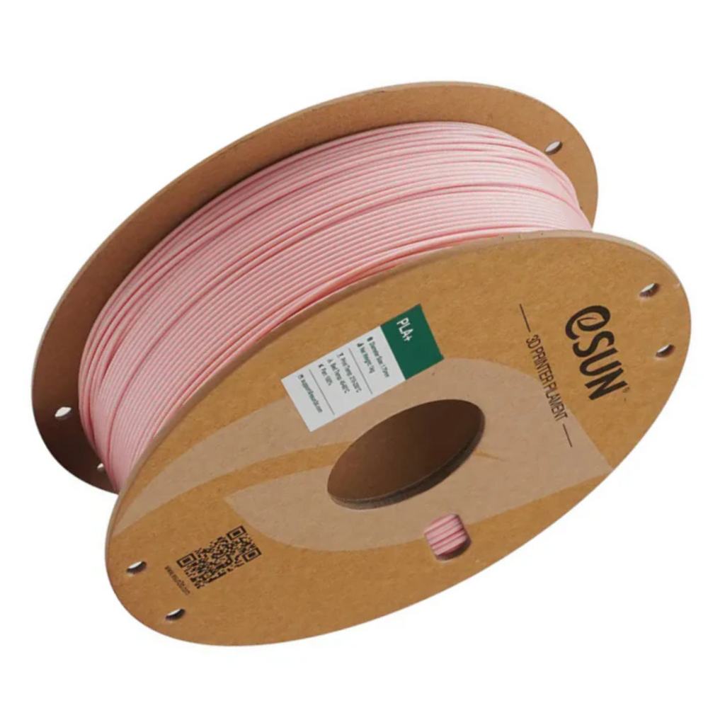 eSun 1.75mm PLA+ 1kg 3D Printing Filament Peach Pink Color - Image 3