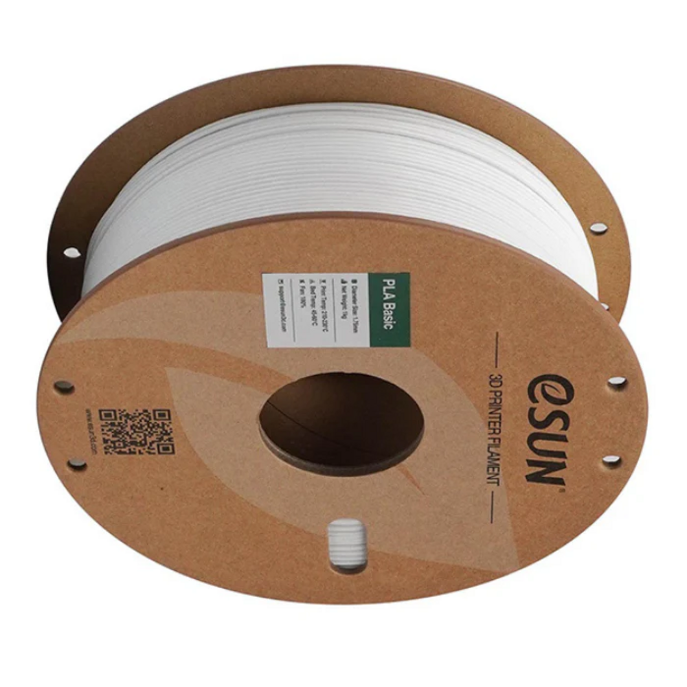 eSUN ABS+ 1.75mm 3D Printing Filament 1kg-Cold White - Image 3