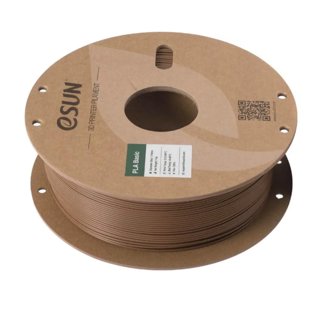 eSun 1.75mm PLA-Basic 3D Printing Filament 1kg Brown Color - Image 3