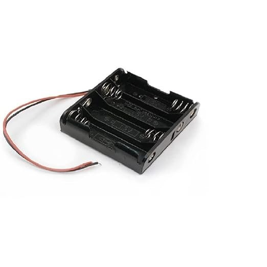 4 x AA Battery Holder Box with Male Dupont Line without Cover