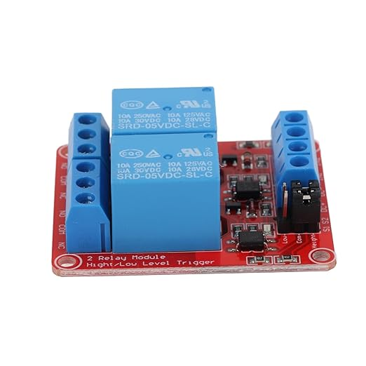 2 Channel 12V High and Low Level Trigger Relay Module - Image 3