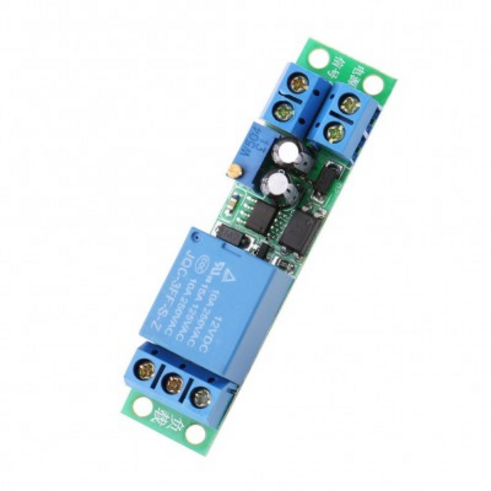 DC 12V Switch Delay-Relay Module with Adjustable Delay Time 0~25 - Image 2