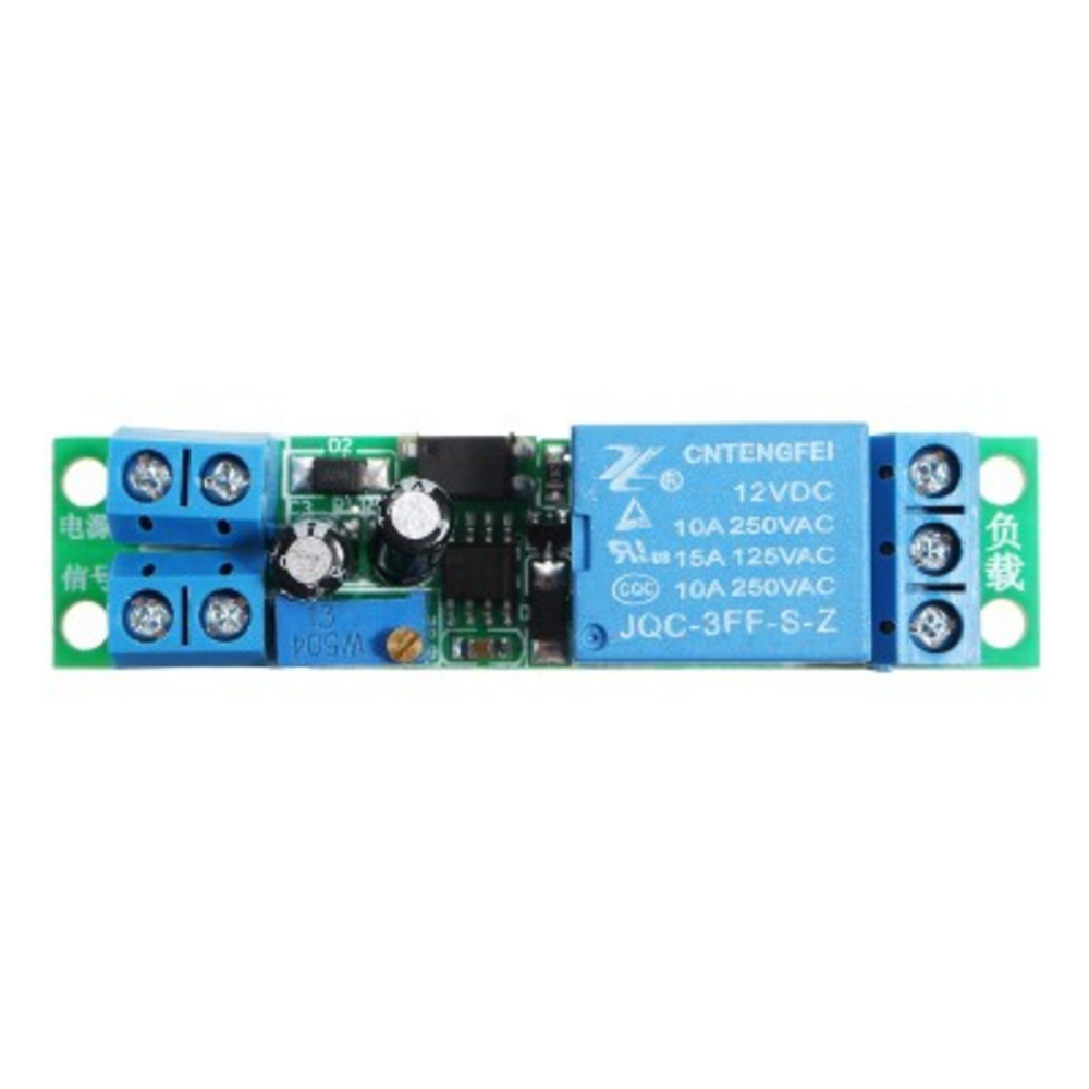 DC 12V Switch Delay-Relay Module with Adjustable Delay Time 0~25 - Image 3