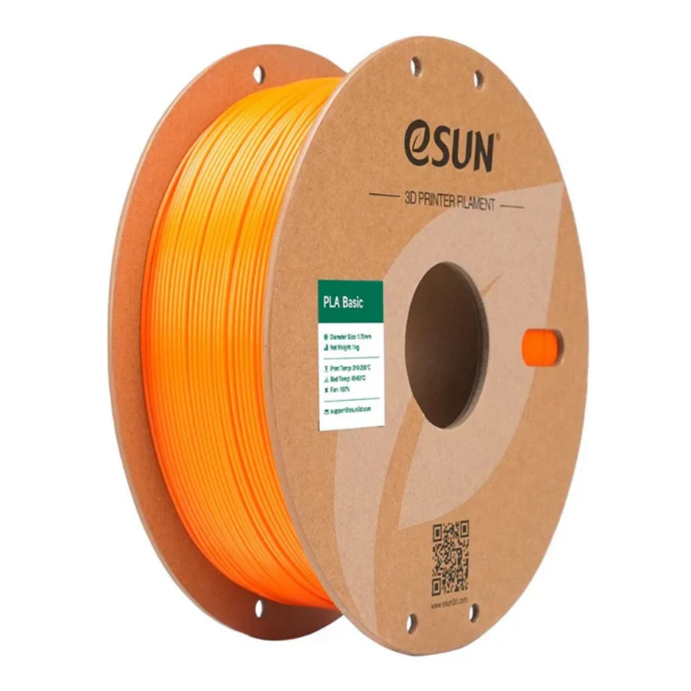 eSun 1.75mm PLA-Basic 3D Printing Filament 1kg orange Color