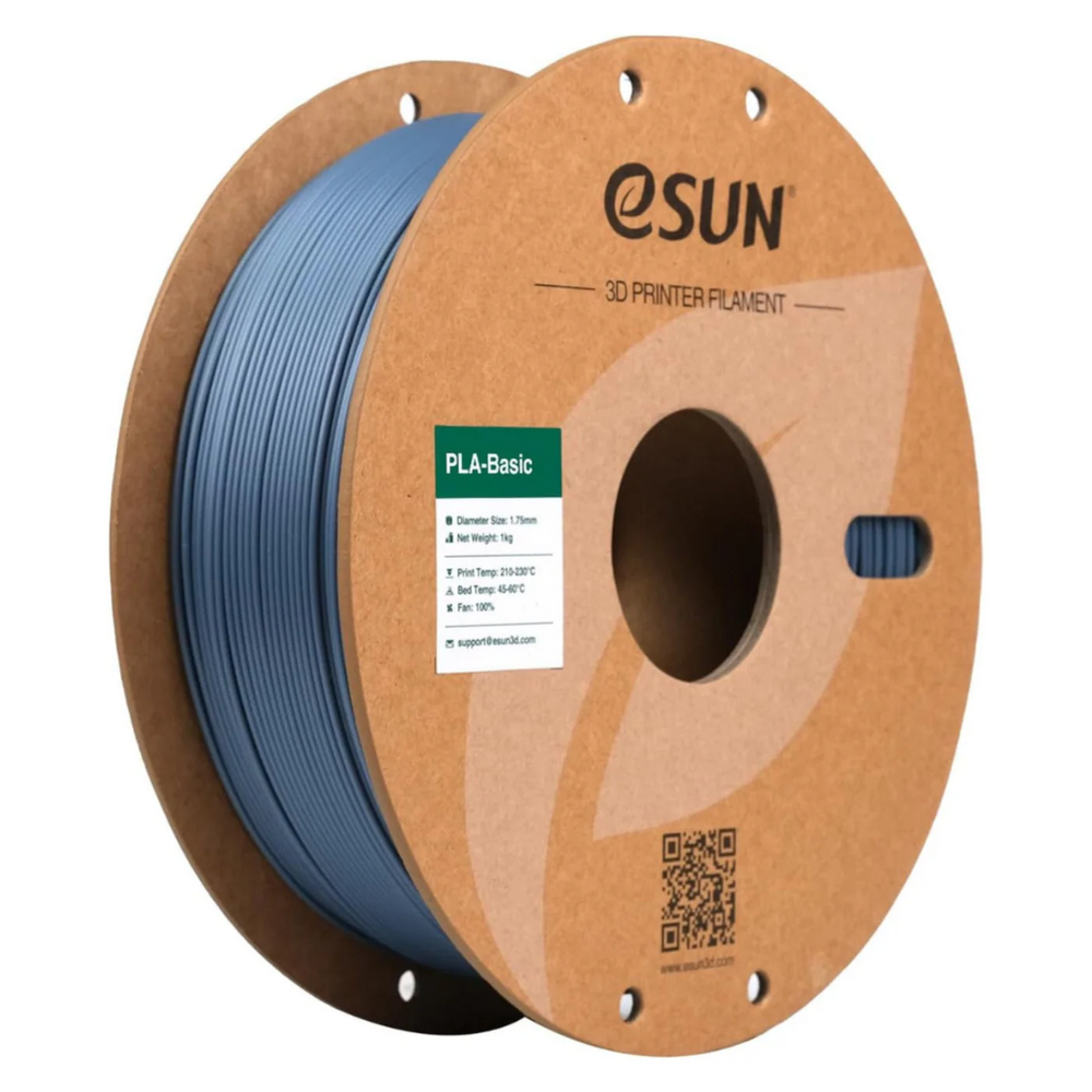 eSun 1.75mm PLA-Basic Grey Color 3D Printing Filament 1kg